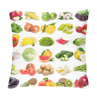 Personality  Collection Of Fruits And Vegetables Pillow Covers