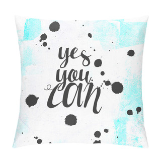 Personality  Motivational Poster With Beautiful Typography Pillow Covers