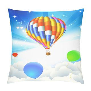 Personality  Hot Air Balloon Pillow Covers