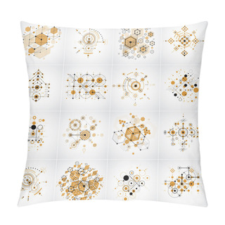 Personality  Geometric Abstract Backgrounds Set Pillow Covers
