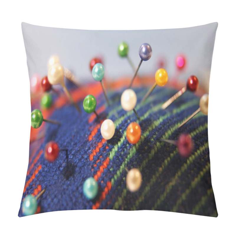 Personality  Colorful Needle Bed With Pins Pillow Covers