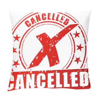 Personality  Cancelled Red Stamp  Pillow Covers