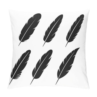 Personality  Feather Icon Pillow Covers