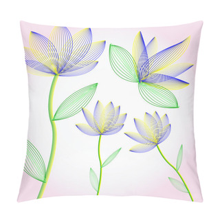 Personality  Flower Pillow Covers