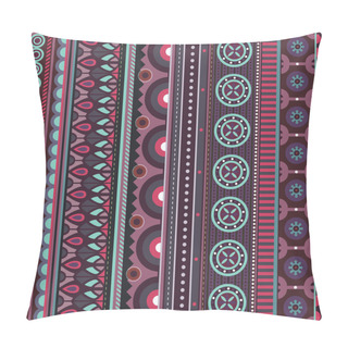 Personality  Geometric Vector Various Strips Motifs Pillow Covers