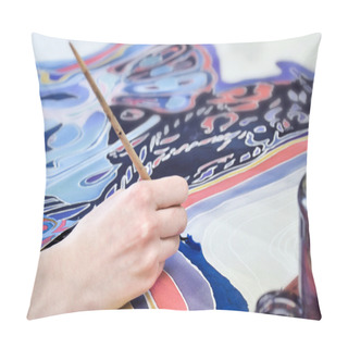 Personality  Painting On Fabric Pillow Covers