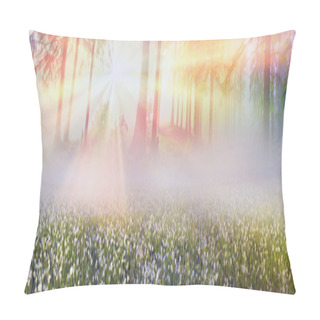 Personality  Spring Flowers Daffodils At Sunrise Pillow Covers