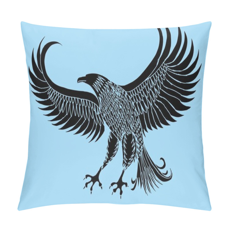 Personality  Tattoo tribal birds vector art pillow covers