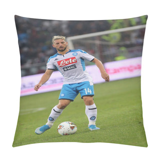 Personality  Dries Mertens (napoli) During Italian Soccer Serie A Season 2019/20, Italian Serie A Soccer Match In Turin, January 01 2020 - LM/Claudio Benedetto Pillow Covers