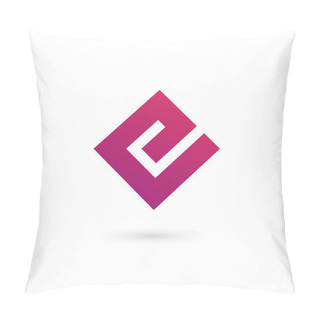 Personality  Letter E Logo Icon Design Template Elements Pillow Covers