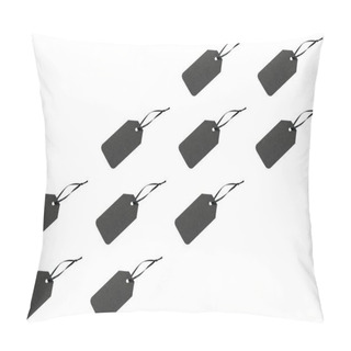 Personality  Blank Black Labels Pillow Covers
