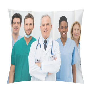 Personality  Happy Team Of Doctors Pillow Covers