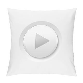 Personality  Play Button Pillow Covers