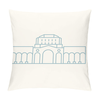 Personality  Yerevan  Vector Illustration Pillow Covers