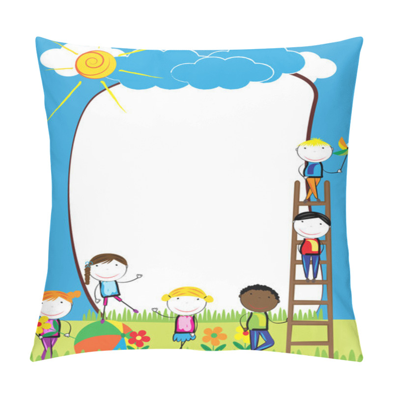 Personality  Kids frame pillow covers