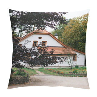 Personality  House In Countryside Pillow Covers