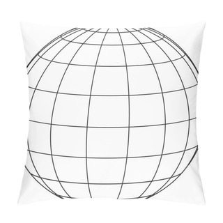 Personality  Globe Wire Concept Drawing Pillow Covers