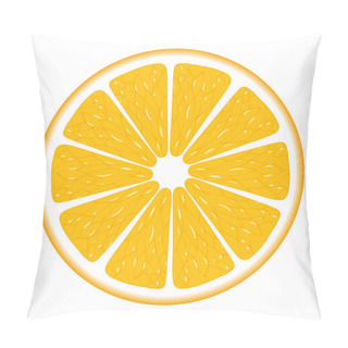 Personality  Orange Segment Pillow Covers