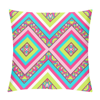 Personality  Colorful Zig Zag Pattern Pillow Covers