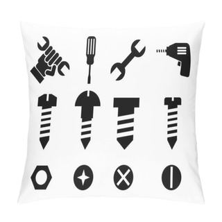 Personality  Construction Tools Pillow Covers