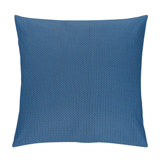 Personality  Texture Of Woolen Knitted Background Of The Blue Classic Color Of The 2020 Year.  Pillow Covers