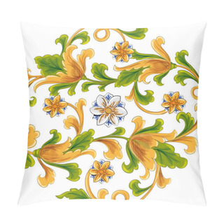 Personality  Hand-decorated Classic Caltagirone Ceramic Tiles Pillow Covers