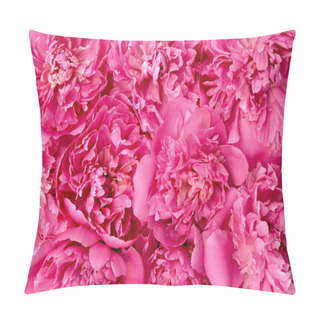 Personality  Peony Flower Heads - Background Pillow Covers