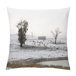 Personality  Winter Scene Pillow Covers