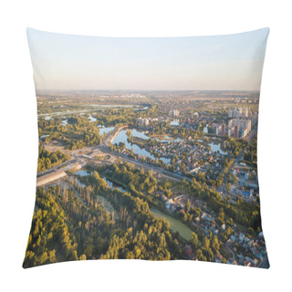 Personality  Suburb Town Riverland Pillow Covers
