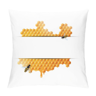 Personality  Honey Background Pillow Covers