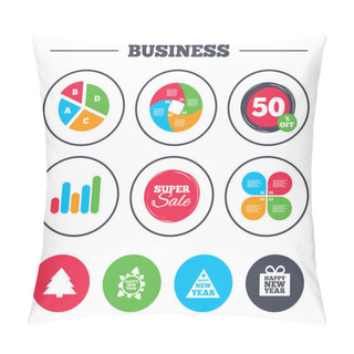 Personality  Happy Holidays Icons Set. Pillow Covers