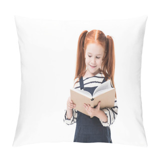 Personality  Schoolgirl Holding Book Pillow Covers
