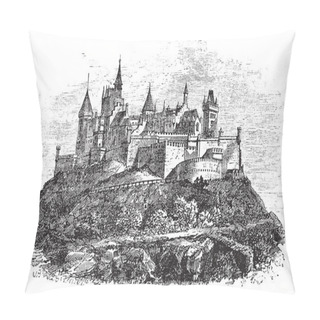 Personality  Hohenzollern Castle Or Burg Hohenzollern In Stuttgart, Germany V Pillow Covers