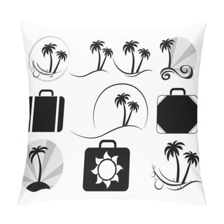 Personality  Travel Set Pillow Covers