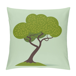Personality  Cartoon Crooked Tree Pillow Covers