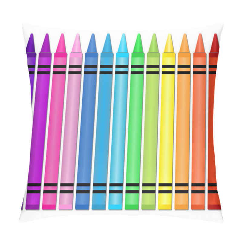 Personality  Crayons Pillow Covers