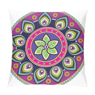 Personality  Colorful Indian Pattern Pillow Covers