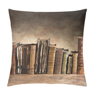 Personality  Ancient Books In A Row Pillow Covers