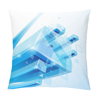 Personality  3d Bright Abstract Background - Vector Illustration Pillow Covers