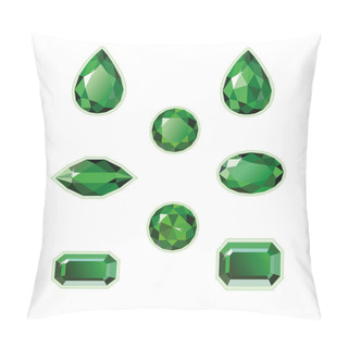 Personality  Emeralds Set Pillow Covers