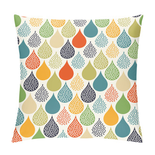 Personality  Water Drops Pattern Pillow Covers