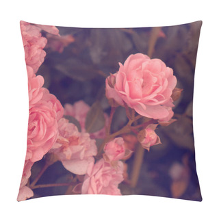 Personality  Pink Roses. Bloom Wedding Romantic Mood Pillow Covers