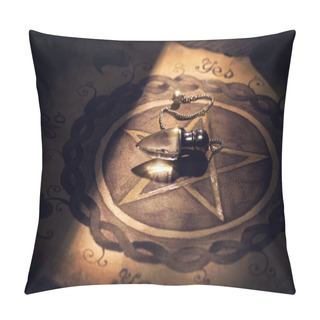 Personality  Crystal Pendulum On A Board Pillow Covers