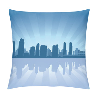 Personality  San Diego Skyline Pillow Covers