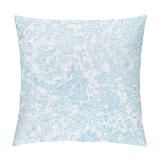 Personality  Abstract Blue Marble Texture Pillow Covers