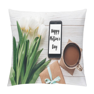 Personality  Happy Mothers Day Text Pillow Covers