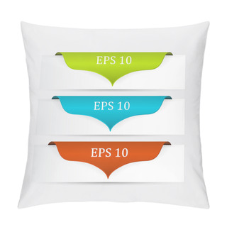 Personality  Vector Set Of Banners. Pillow Covers