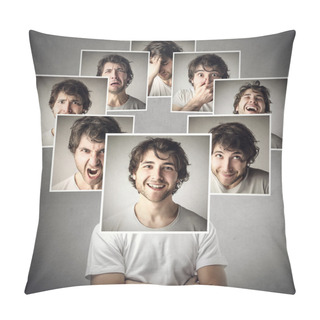 Personality  Different Moods Pillow Covers