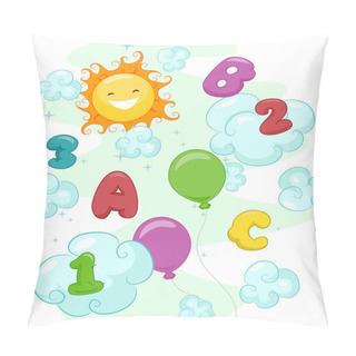 Personality  Sun ABC Pillow Covers