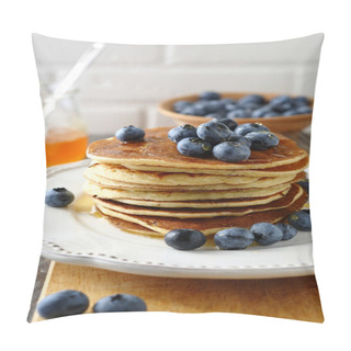 Personality  Pancakes And Blueberry Pillow Covers